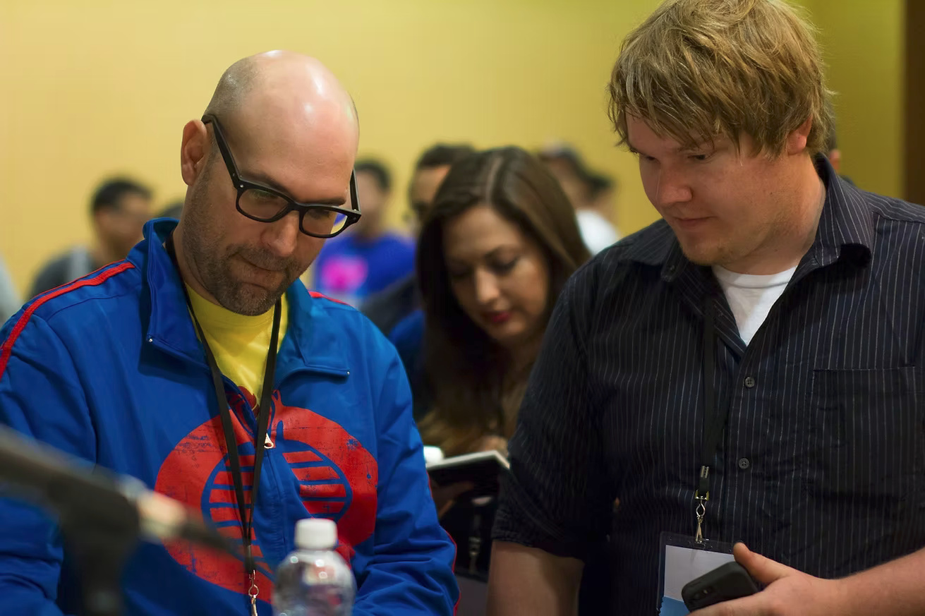 Fans meeting at a past CommuniCon